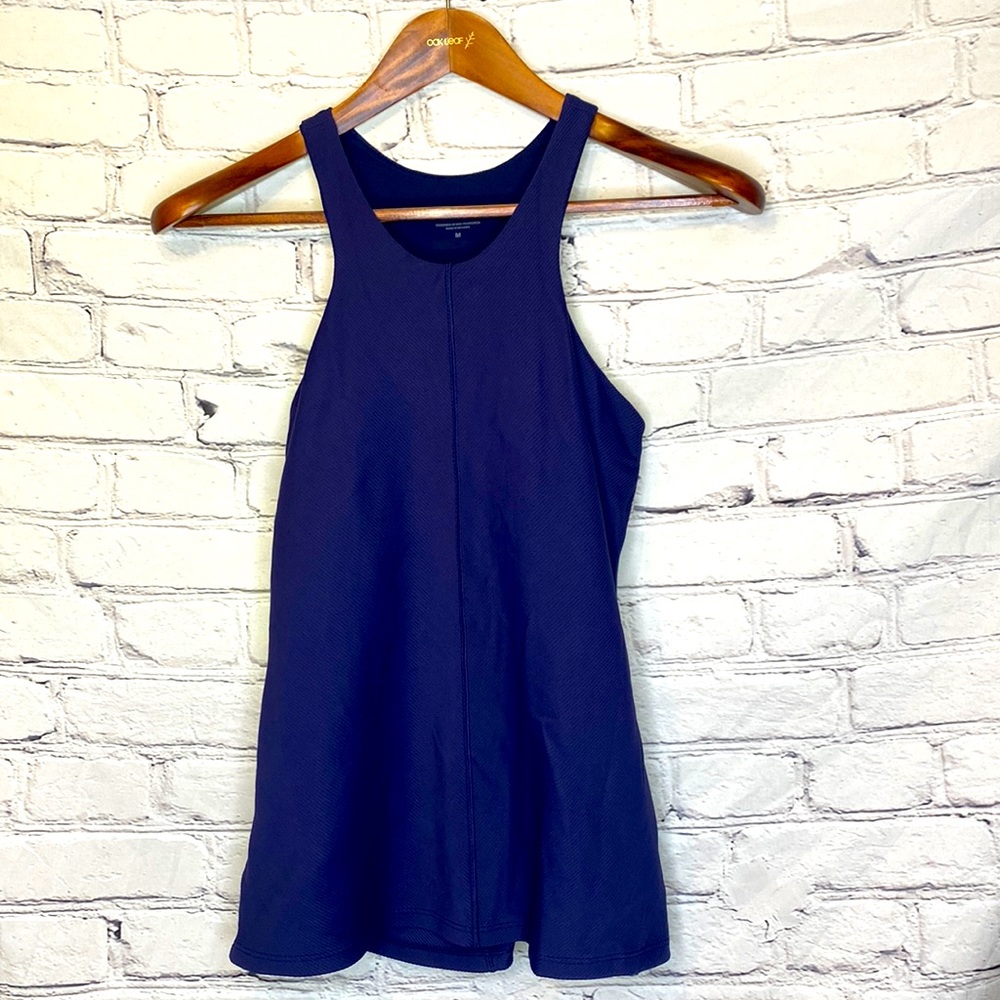 Athleta Navy Blue Athletic Top Size Medium Excellent Condition
